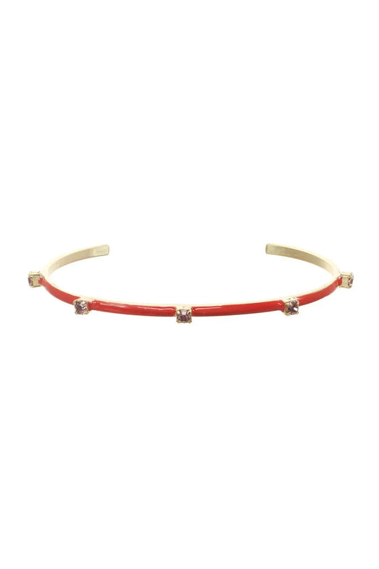 Tova Everly Cuff - Red Light Amethyst