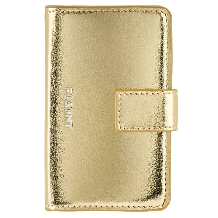 Gold Faux Leather MagSafe Wallet