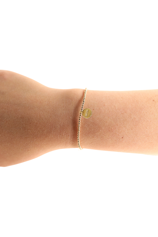 BB Mom Charm Bracelet on Gold