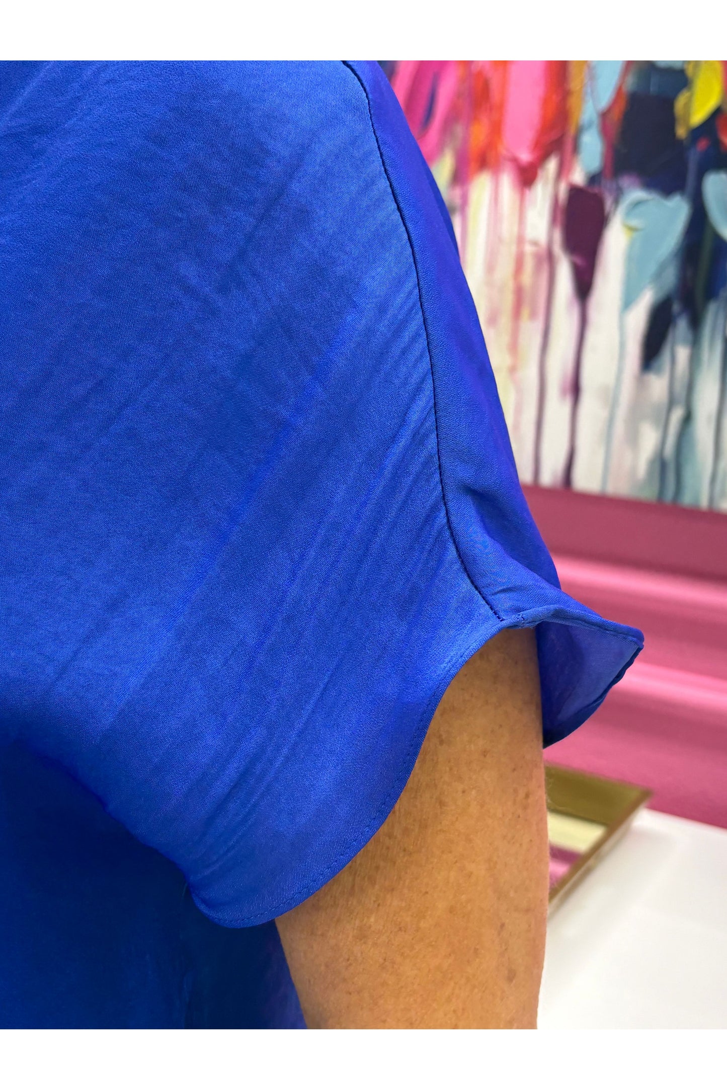 Reagan Drop Shoulder Blouse