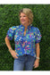 Botanical Beauty Flutter Sleeve Top