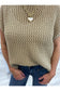 Open-Knit Sweater Top