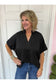 Georgia Vneck Short Sleeve Blouse