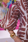 Claire Abstract Print Blouse