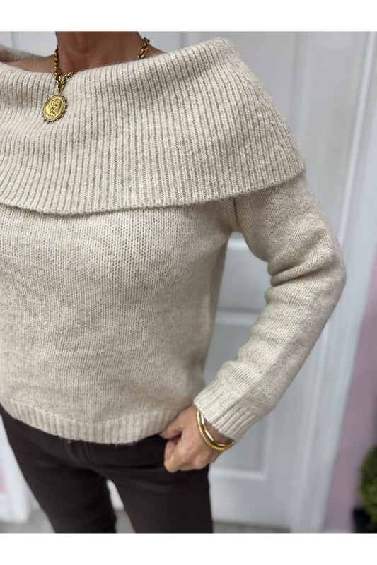 Oatmeal OTS Knit Sweater