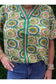 Giselle Green Patterned Blouse