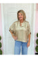 Charlotte Metallic Vneck
