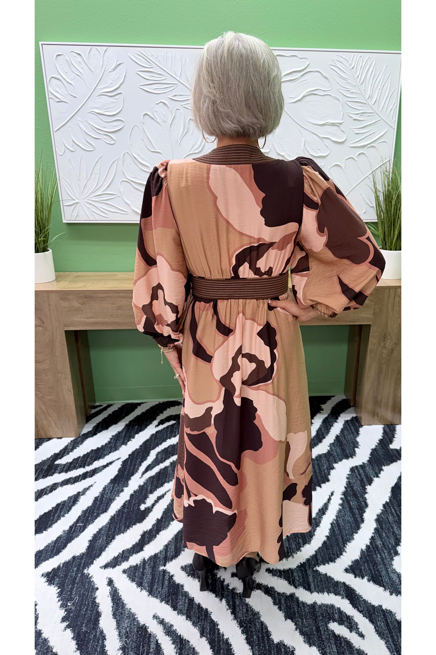 Victoria Balloon Sleeve Dress