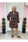 Brittany Plaid Babydoll Dress