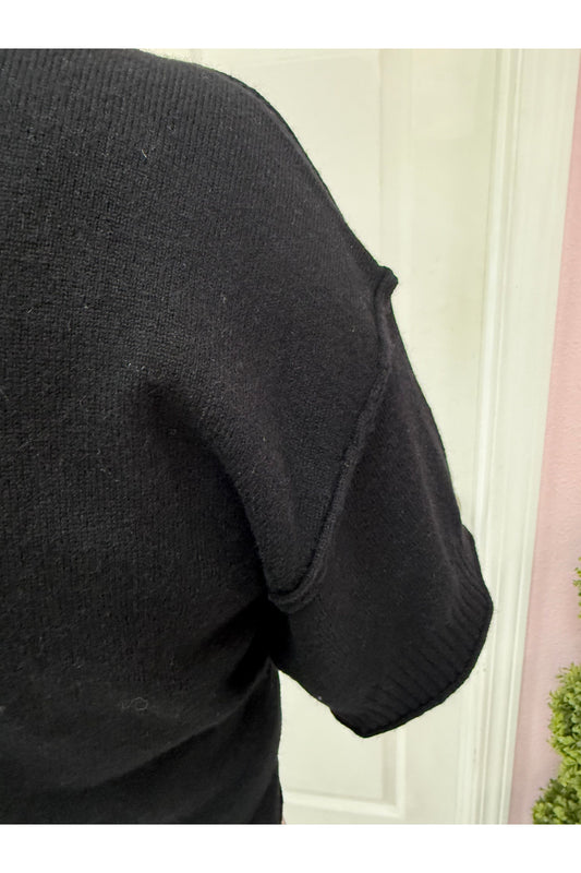 Raw Edge SS Sweater