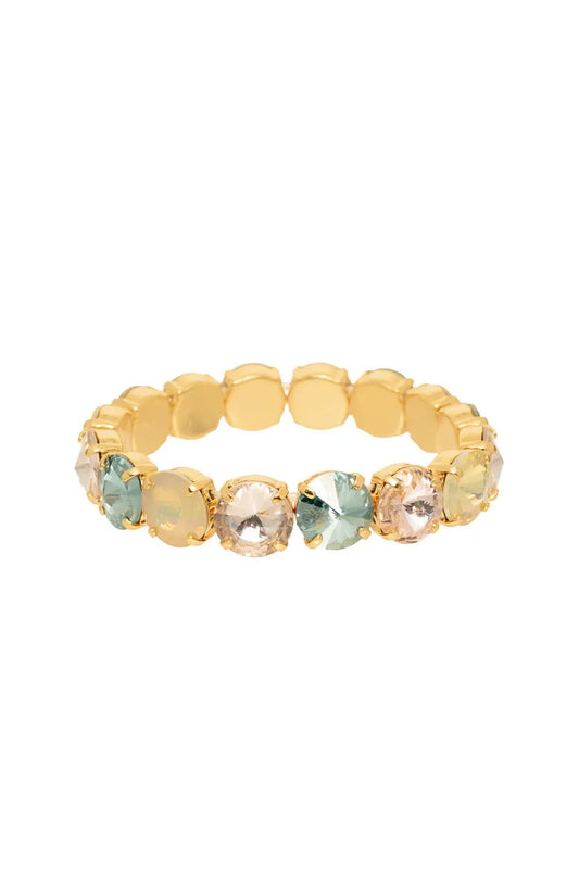 Tova Croatia Stretch Bracelet - Aqua Champagne