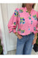 Tamra Pink  L/S Floral Blouse
