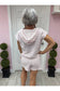 Alexis Pink Striped Breezy Shorts Set