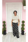 Randal Polka Dot Wide Leg Pants