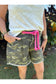 Camo Print Patch Pocket Shorts