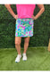 Gisele Floral Swirl Print Skort