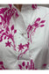 Isla Solid Mini  Dress with Pink Floral Pattern