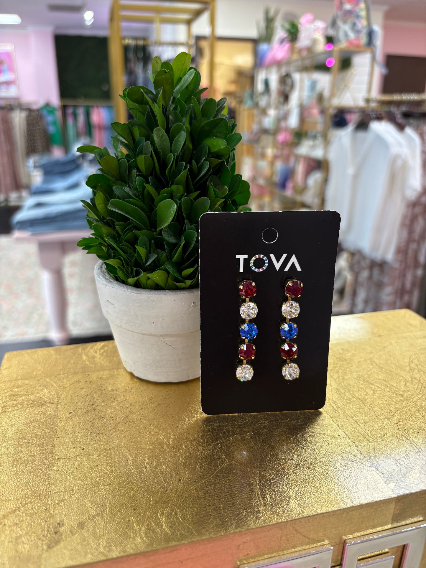 Tova Oakland Drops- Liberty