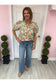 Cheryl Green Floral Blouse