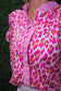 Grace Pink Animal Print w/Gingham Trim