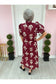Ruby Botanical Midi Dress