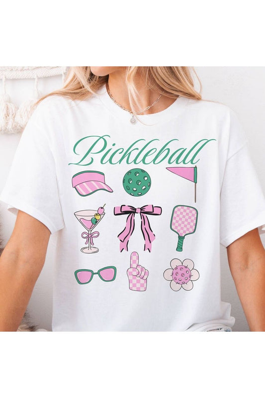 Preppy Pickleball Graphic Tee
