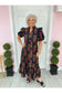 Montauk Black Midi Dress