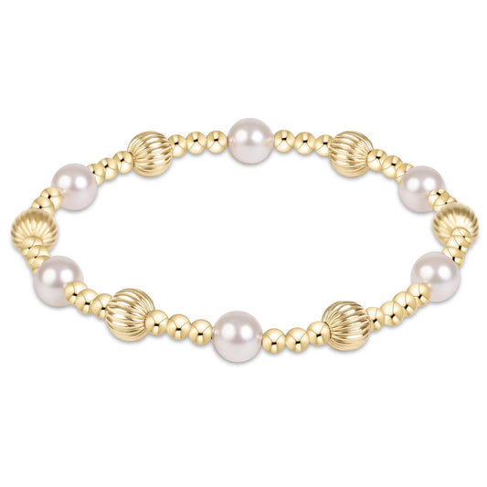 EN Dignity Sincerity Gold 6mm Pearl BEXDIGSING5PE