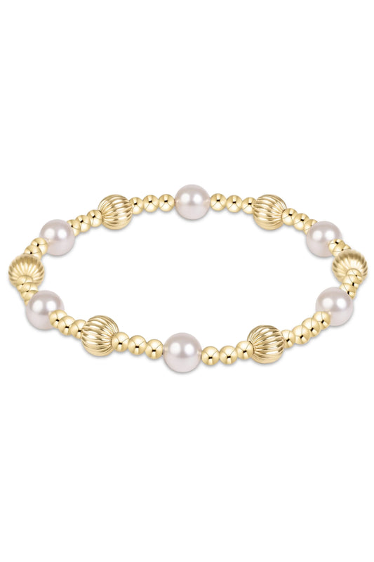 EN Dignity Sincerity Gold 6mm Pearl BDIGSING6PE