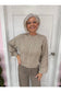 Lace Trim Cable Knit Sweater