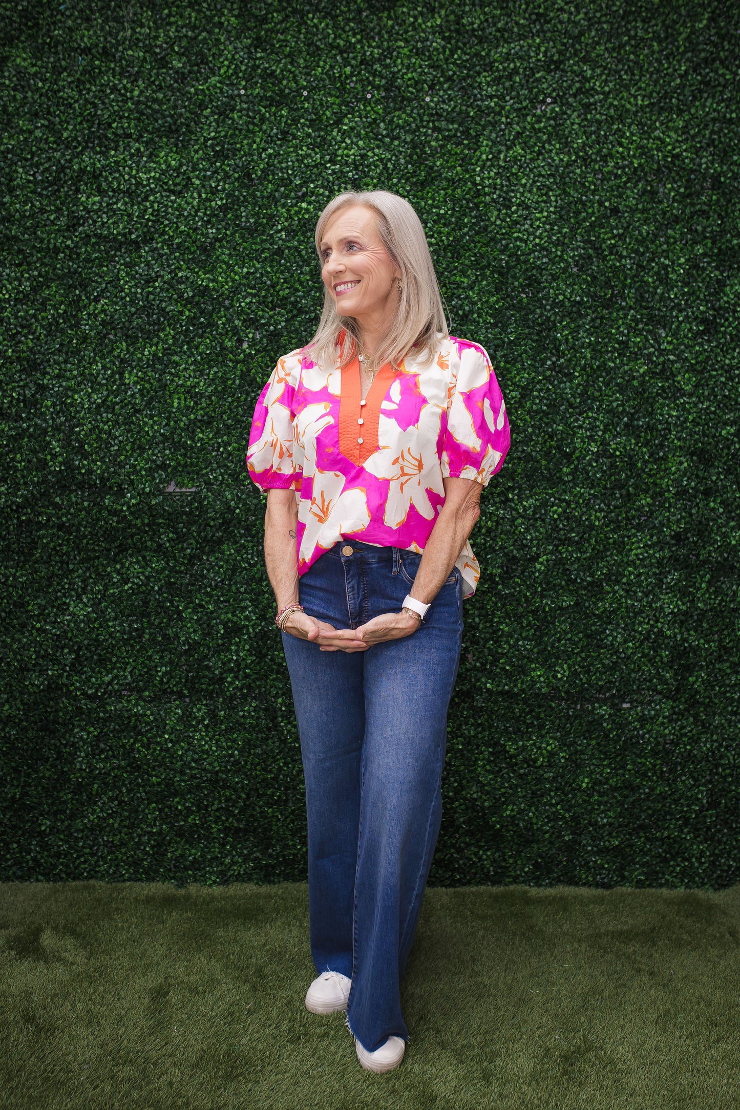 Alana Floral Top