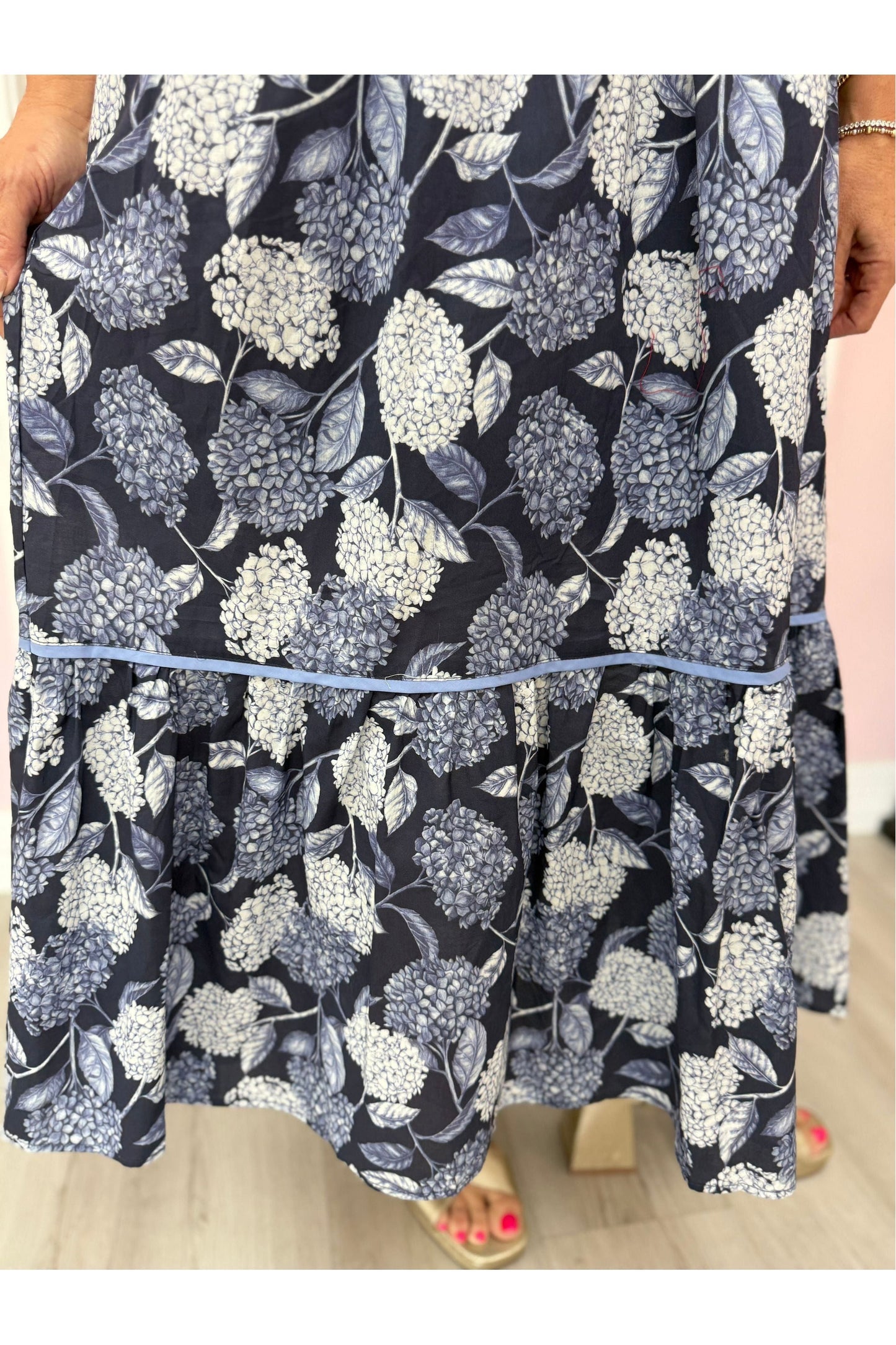 Remi Navy Floral Dress