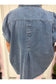 Washed Denim Oversized Top