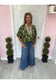 Heather Olive Dolman Sleeve Blouse
