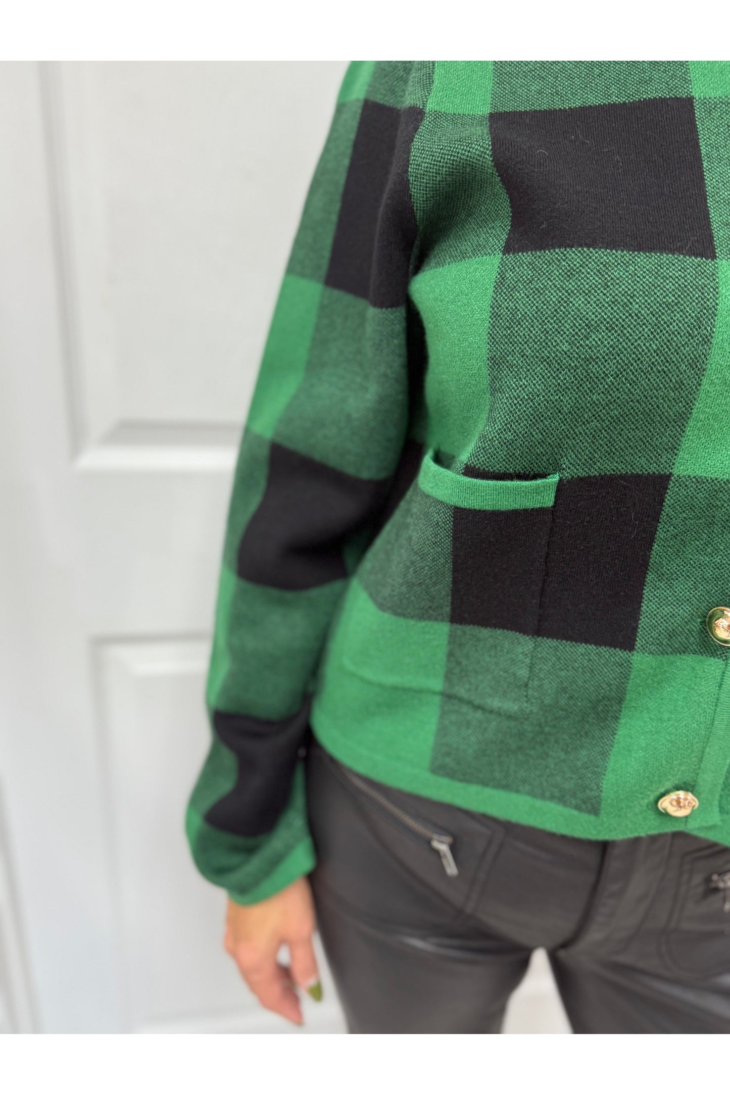 Pine Plaid Sweater