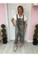 Animal Print Oversized Overalls