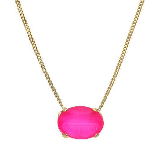 P Tova Iza Necklace Electric Pink