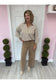 Ecru Front Pocket Pants