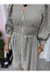 Colleen Striped Smocked Waist Dress