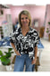 Black & White Patterned Blouse