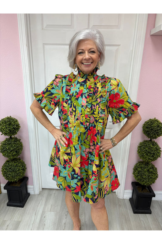 Eliza Floral Mini Dress