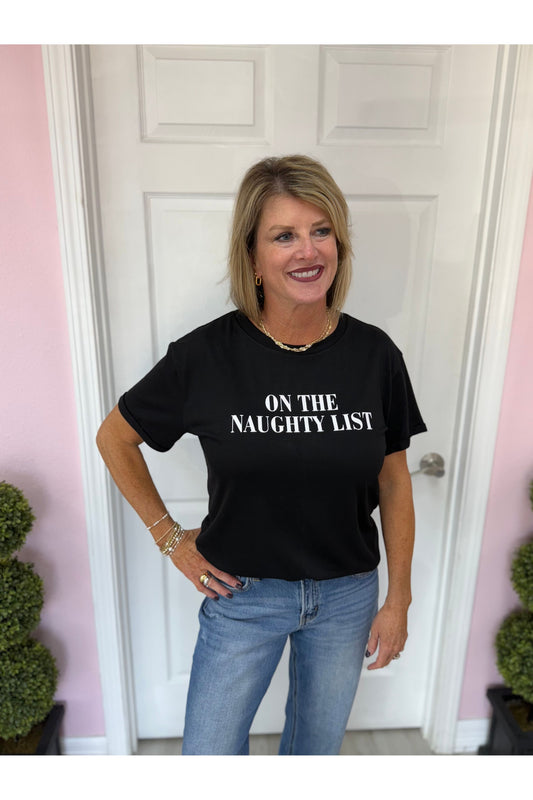On the Naughty List Tee