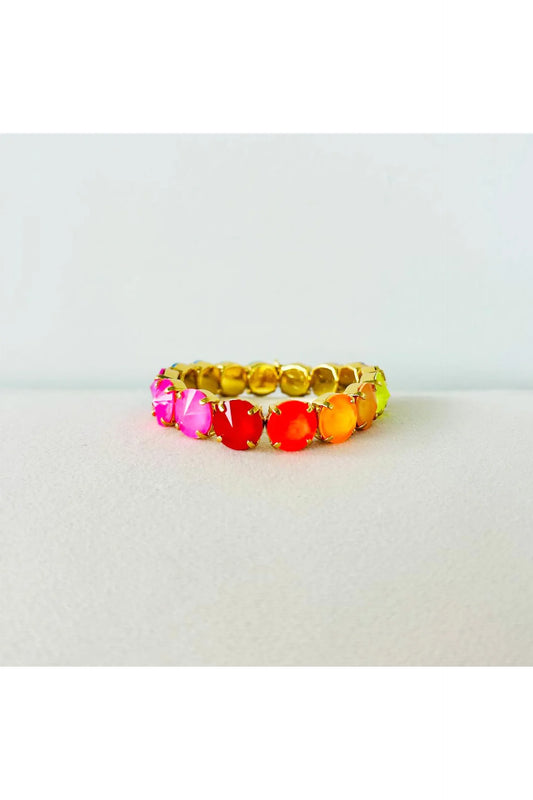 Tova Croatia Stretch Bracelet - Candy Crush Opal