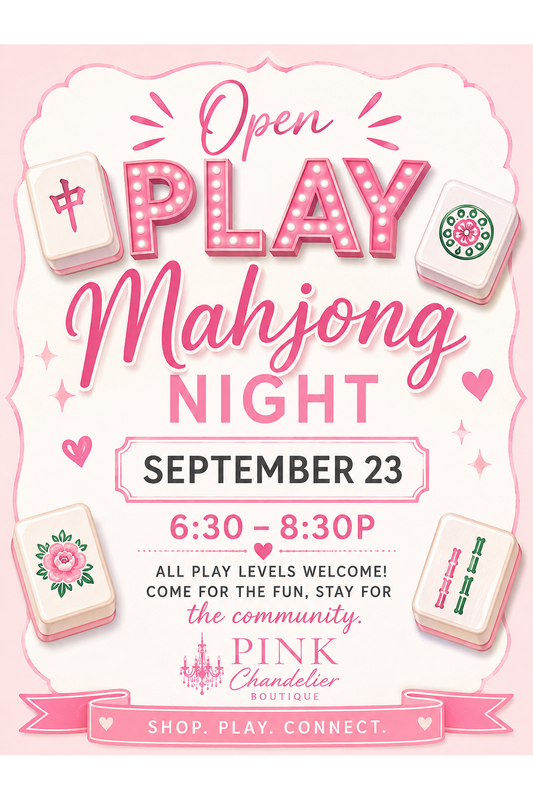 Open Play Mahjong - September