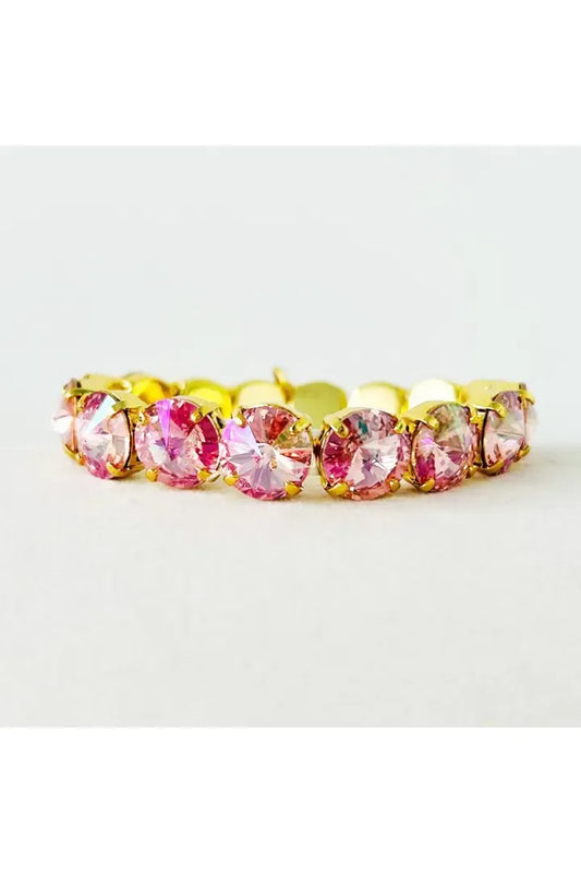Croatia Stretch Bracelet in Light Rose Glimmer