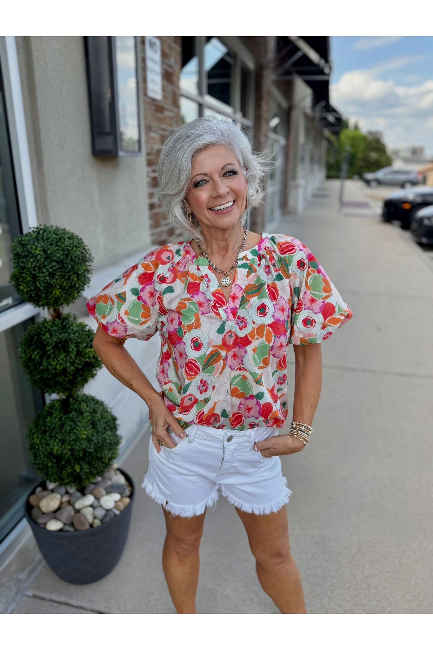 Peony Poise Blouse