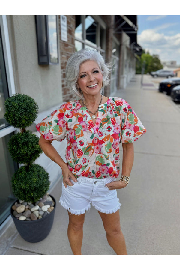 Peony Poise Blouse
