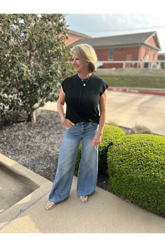 Tummy Control Pallazzo Jeans