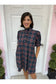 Merry Navy Plaid Mini