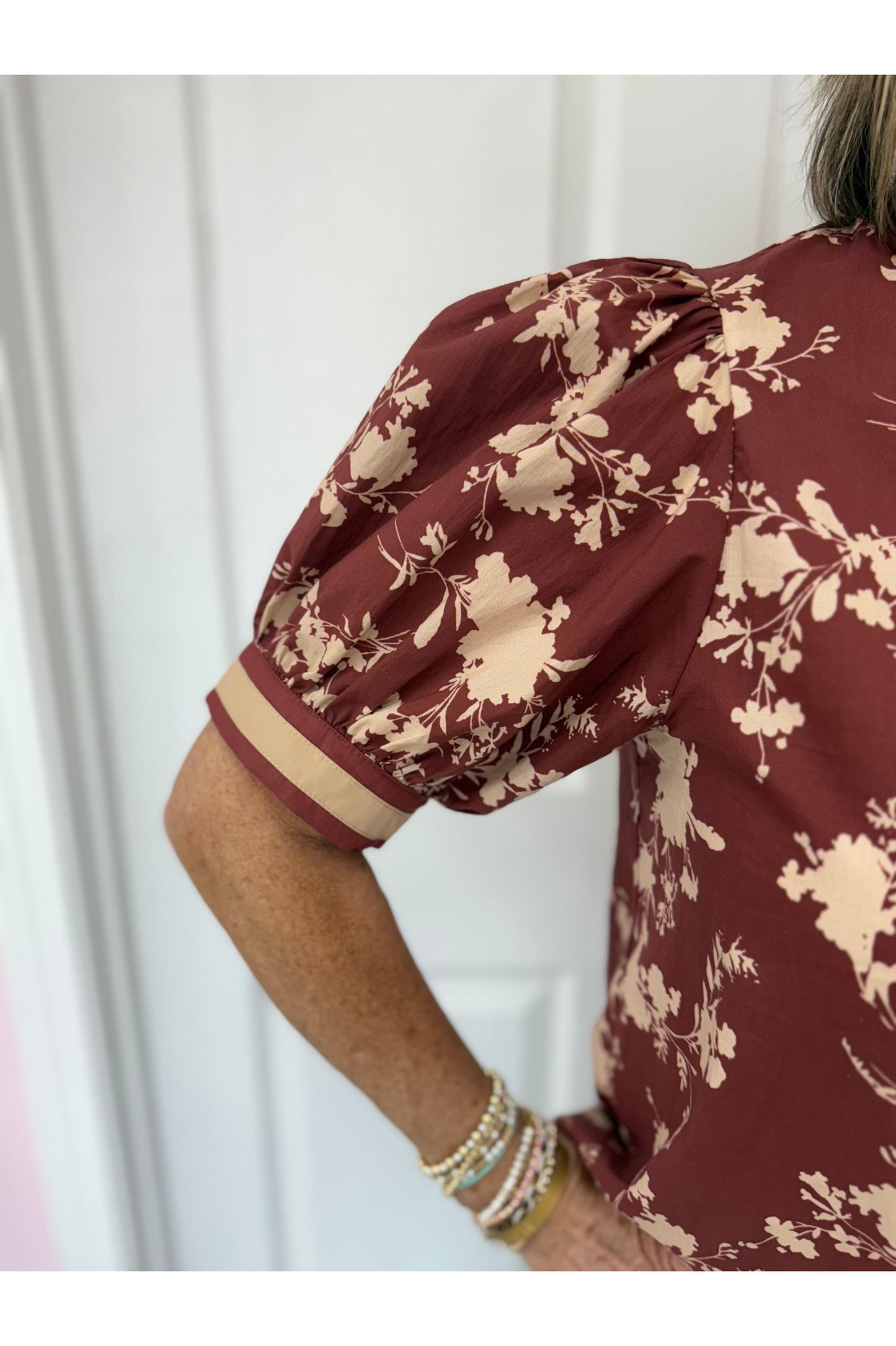 Cierra Floral Puff Sleeve